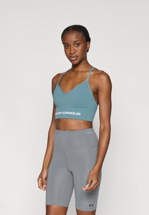 VANISH SEAMLESS BRA - Sutien sport cu susținere medie - jasper blue/white