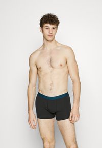 Pier One 5 PACK - Cuecas boxer - black/teal/blue