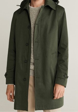 Halflange jas - khaki