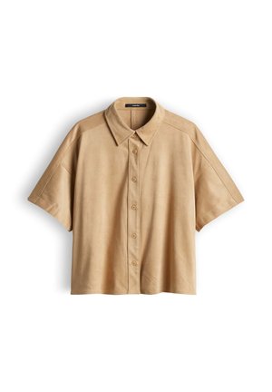 someday., LOOSE FIT - Button-down blouse - honey beige