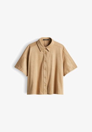 someday., LOOSE FIT - Button-down blouse - honey beige