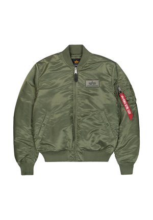 Alpha Industries, ALPHA INDUSTRIES MEN - BOMBER JACKETS MA-1 VF EMB BACK - Chaquetas bomber - sage-green