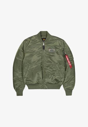 Alpha Industries, ALPHA INDUSTRIES MEN - BOMBER JACKETS MA-1 VF EMB BACK - Chaquetas bomber - sage-green