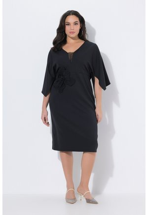 FLORAL APPLIQUE - Hverdagskjole - black