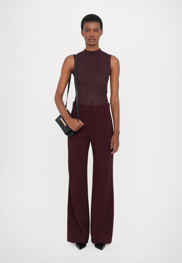 ALINA TROUSER - Trousers - bordeaux2