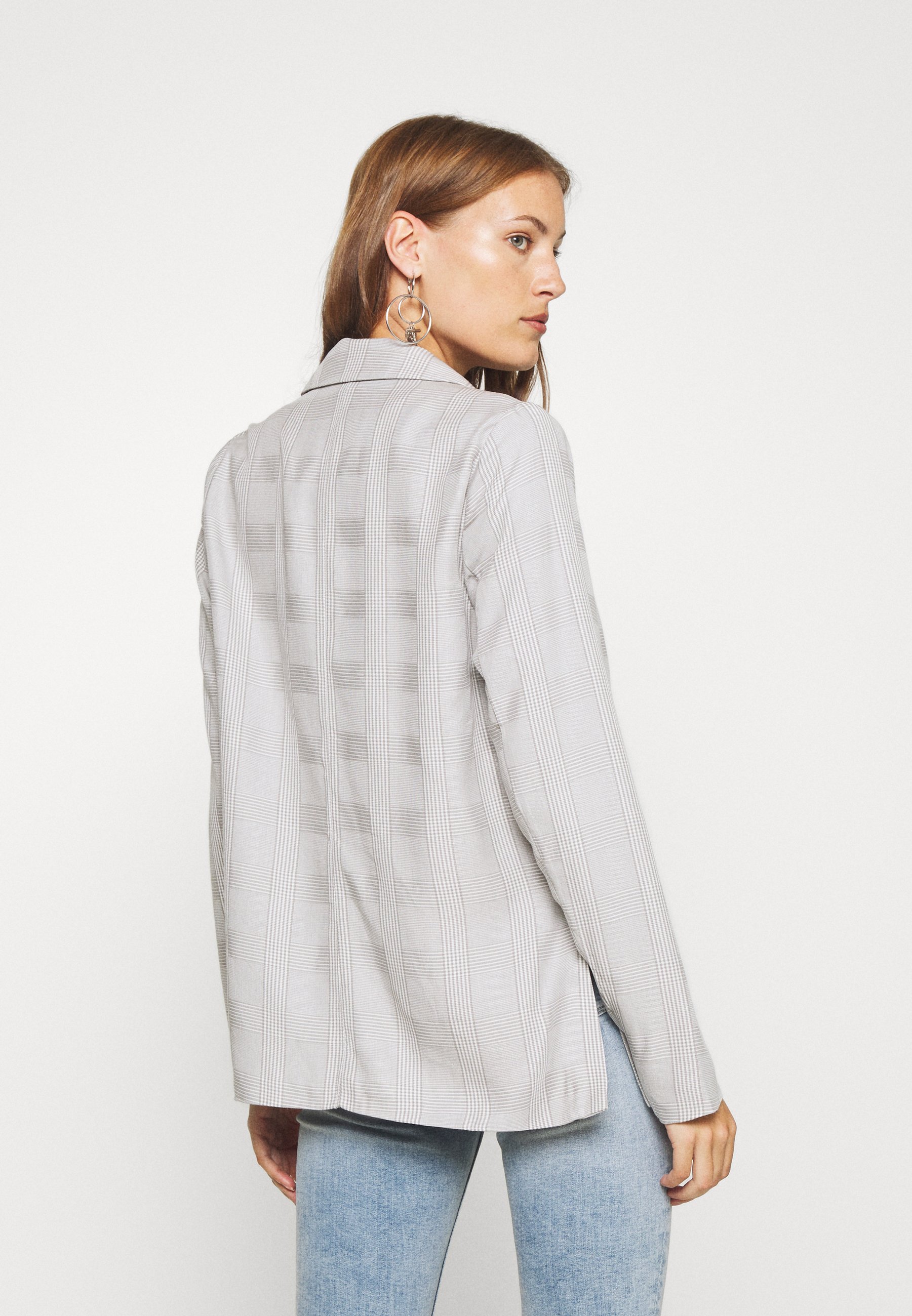 Abercrombie & Fitch Kort kåpe frakk grey Zalando.no Abercrombie & Fitch Kort kåpe / frakk - grey