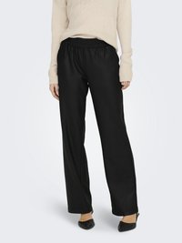 ONLY ONLPOPSTAR MW COATED PNT NOOS - Hlače - black