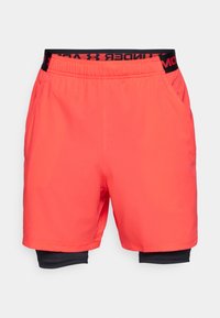 VANISH WOVEN - Lühikesed kaks-ühes jooksupüksid - racer red/black