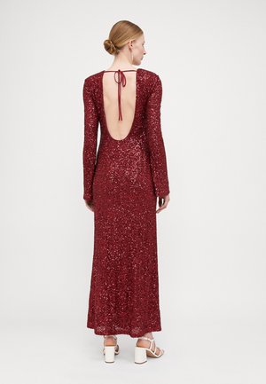 SEQUIN DRESS - Gallakjole - tawny port