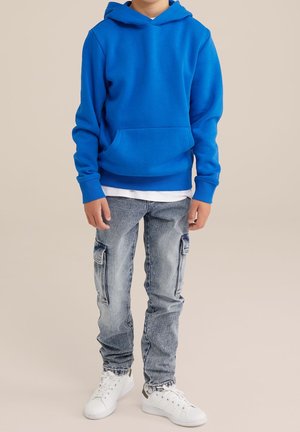 WE Fashion, Sweat à capuche - blue
