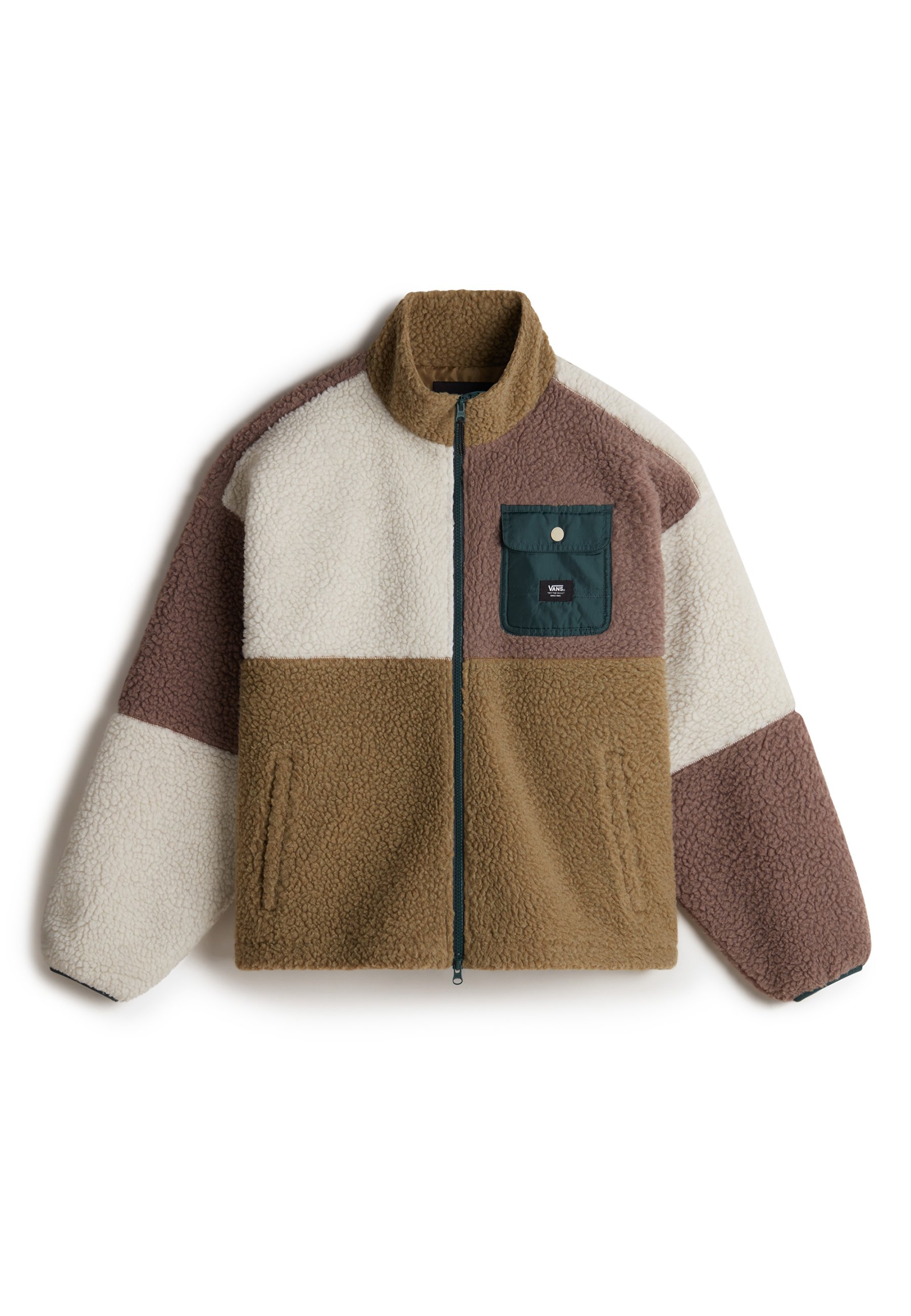 Vans WREN COLORBLOCK FULL ZIP Veste mi-saison gothic olive