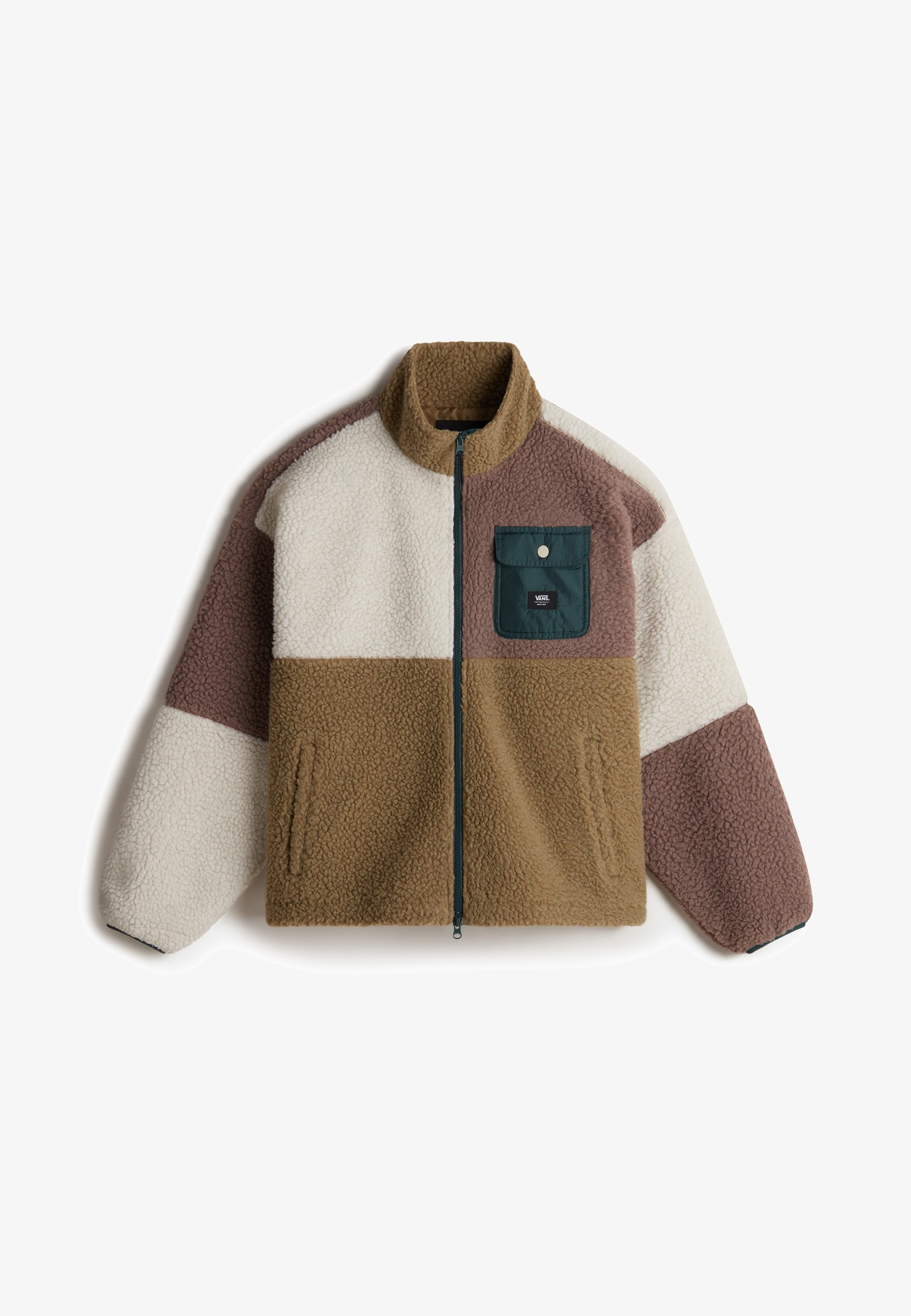 Vans WREN COLORBLOCK FULL ZIP Veste mi-saison gothic olive