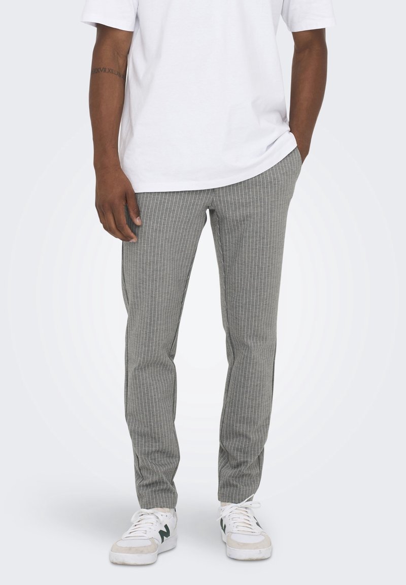 Only & Sons Pantalon classique - light grey
