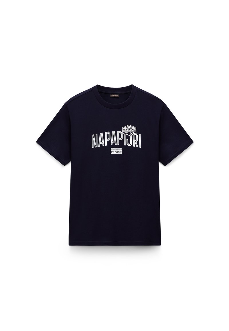 Napapijri T-shirt print donkerblauw