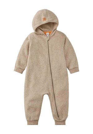 hessnatur, HESSNATUR SOFTFLEECE OVERALL REGULAR UNISEX - Jumpsuit - gold-coloured