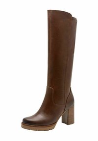 Marco Tozzi Bottes à talons hauts - cognac