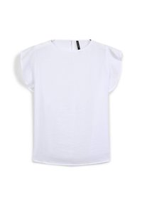 MANICHE CON ROUCHES - Camicetta - bianco ottico