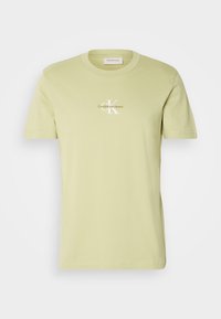 MONOLOGO TEE - Navadna majica - leek green