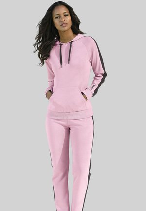 Hoodie - rosa-schwarz