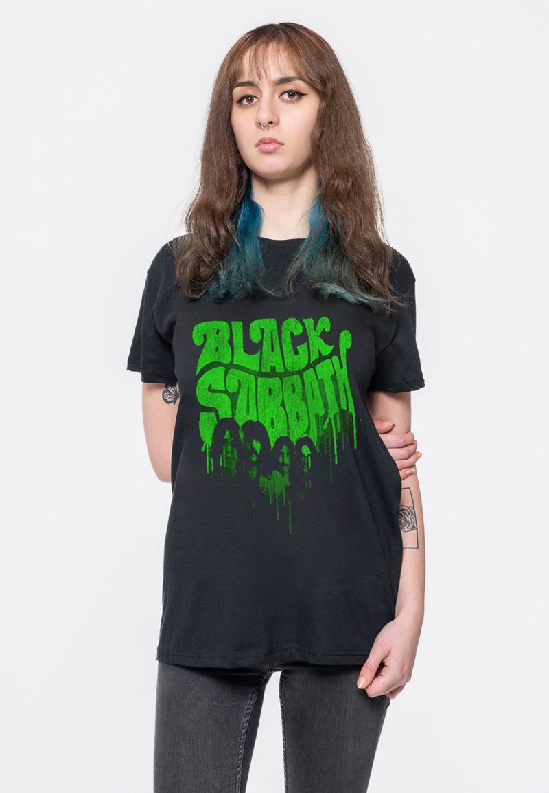 Paradiso Clothing SABBATH GRAFFITI - Print T-shirt - black