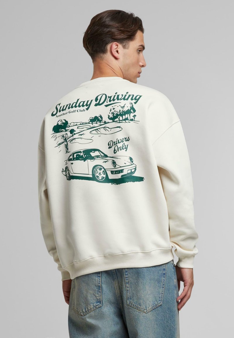 Another Cotton Lab SUNDAY DRIVING UNISEX - Sweatshirt - white