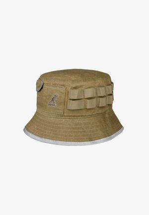 Kangol, WAXED UTILITY BUCKET - Hat - oliv