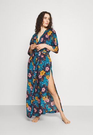 COVER UP - Beach accessory - blue /yellow