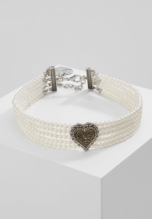 Alpenflüstern TRACHTEN KROPFBAND MARGARETHE - Necklace - creme