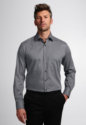 MODERN FIT - Shirt - schwarz/grau