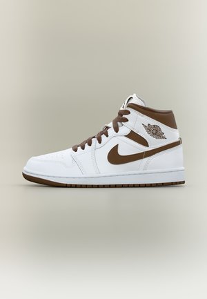Jordan, AIR JORDAN 1 MID UNISEX - Високи маратонки - white/cacao wow