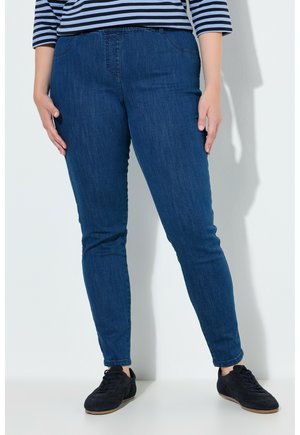 Jeggings - dark blue denim
