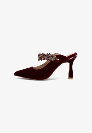 Alma en Pena, Pantolette hoch - burgundy