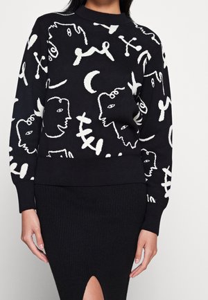 Monki, Pullover - black