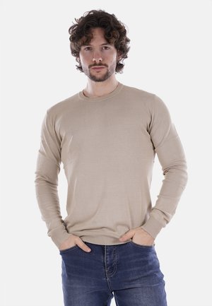 Maglietta a manica lunga - beige