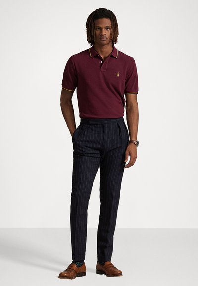 Polo Ralph Lauren CUSTOM SLIM FIT MESH POLO SHIRT - Polotričko - classic wine