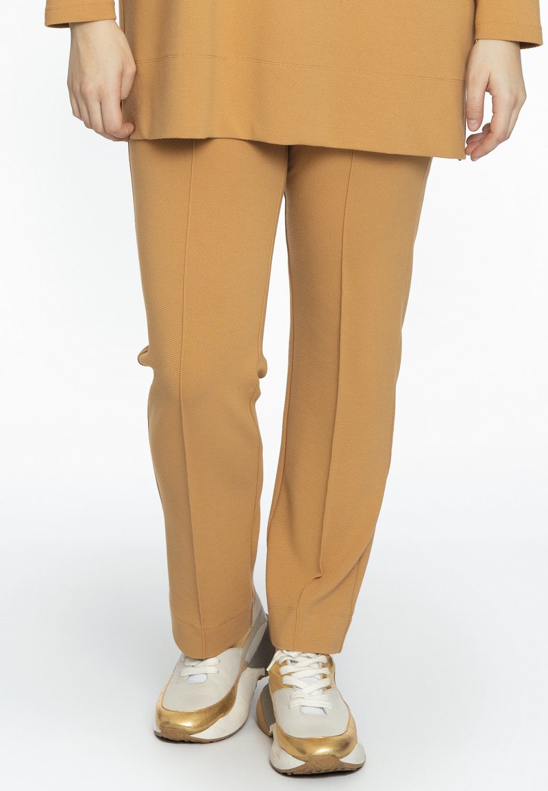 YOEK SLIM FIT - Broek - light brown