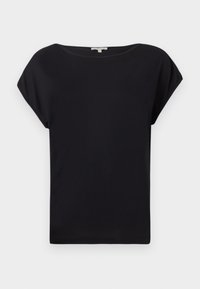 SHOULDER SLIT - T-shirt basic - deep black