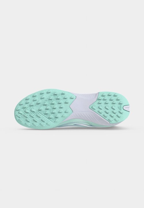 adidas F50 SPARKFUSION LEAGUE MID CUT TURF KIDS UNISEX - Botines de fútbol para césped - clear mint/footwear white/solar purple — photo 6