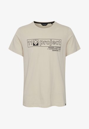 11 Project, PRMattis - T-shirt imprimé - oyster gray