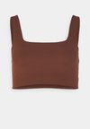 TOMMY SQUARE NECK - Sports-BH'er med medium støtte - earth