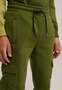 WE Fashion SALTY DOG - Teplákové kalhoty - green