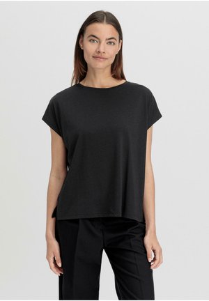 hessnatur T-Shirt basic - schwarz