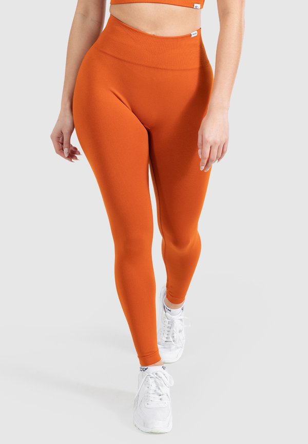 AMAZE PRO HIGH WAIST SEAMLESS - Tights - orange
