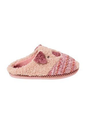 FatFace, POSY PIG IN A BLANKET NOVELTY MULE SLIPPER - Slippers - pink