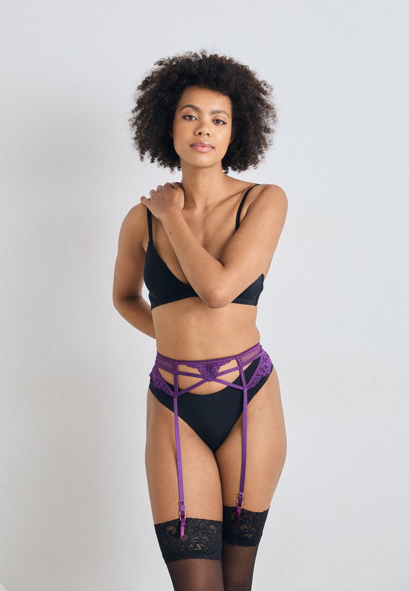 Hunkemöller ANNA SUSPENDER BELT - Strumpfhalter - imperial purple/lila