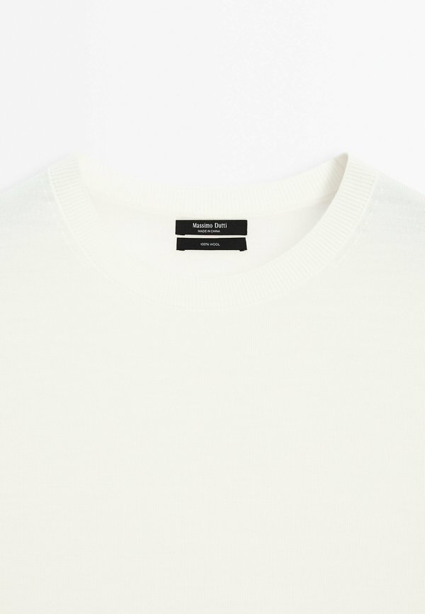 KNITTED  ROUND NECK  - Jumper - beige2