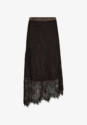 NÜ Denmark, ESSIE SKIRT - A-vonalú szoknya - brown