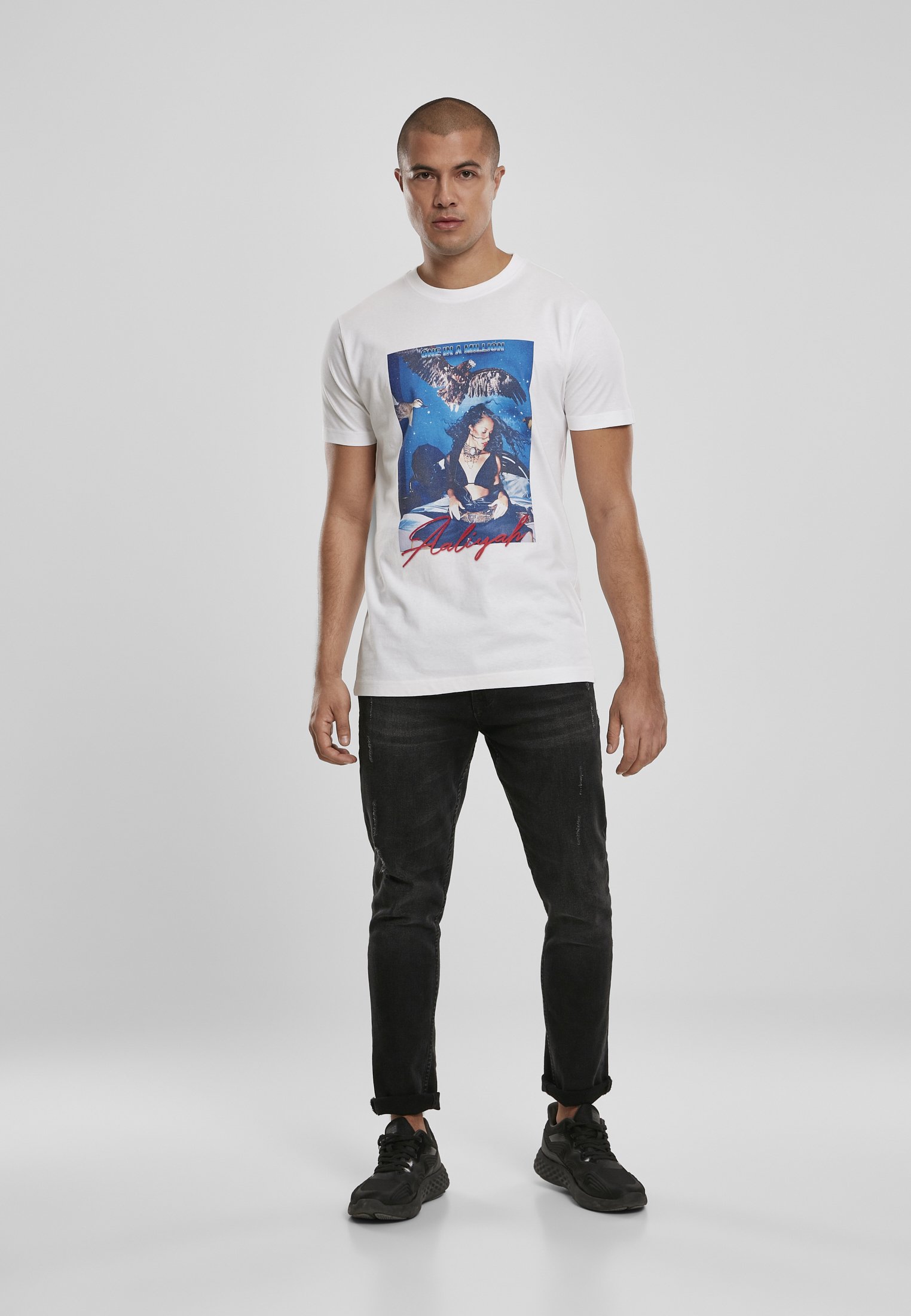 Merchcode AALIYAH ONE IN A MILLION - T-shirt con stampa - white/bianco -  Zalando