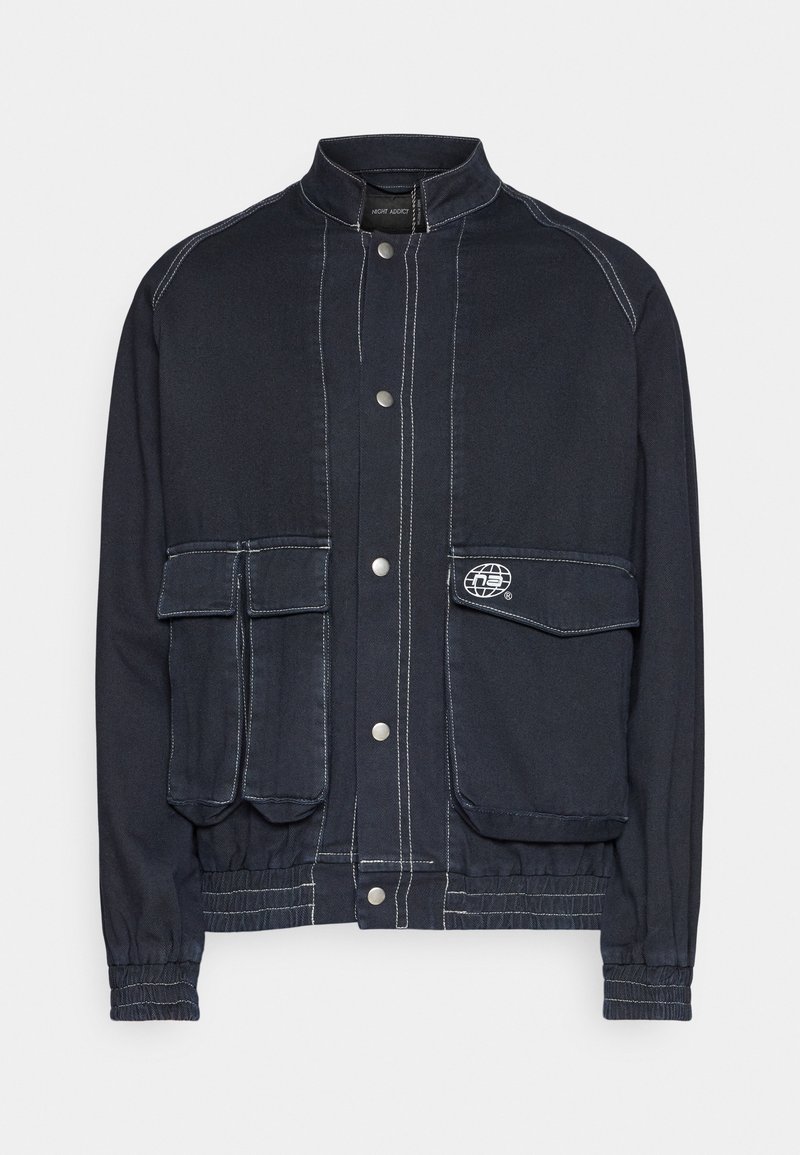 Night Addict Spijkerjas grijs