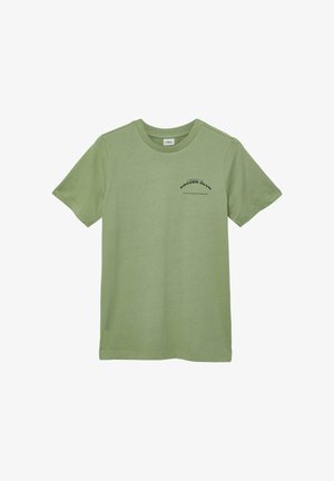 s.Oliver, T-shirt print - salbeigrün